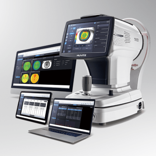 HBM-1: Optical Biometry device featuring a Full Corneal Topography System.