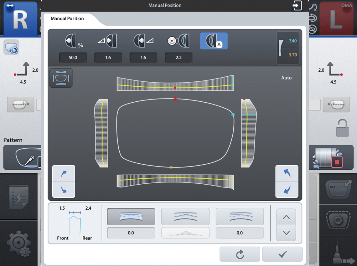Screenshot of Auto / Manual 3D Simulation on the HPE-410