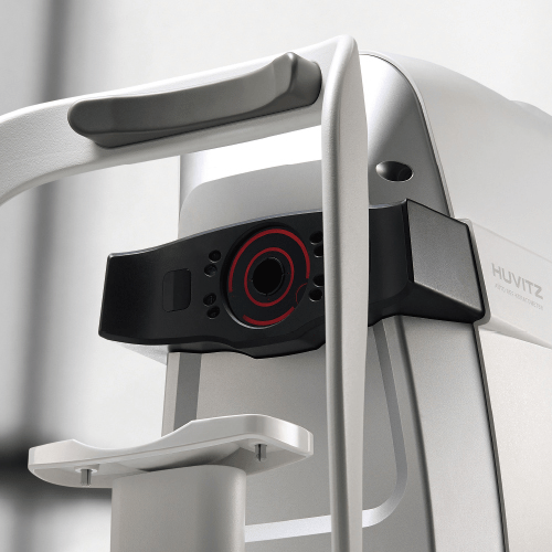 HRK-9000A: Auto refractor with VA test, TFBUT measurement, and Meibography for comprehensive diagnostics.
