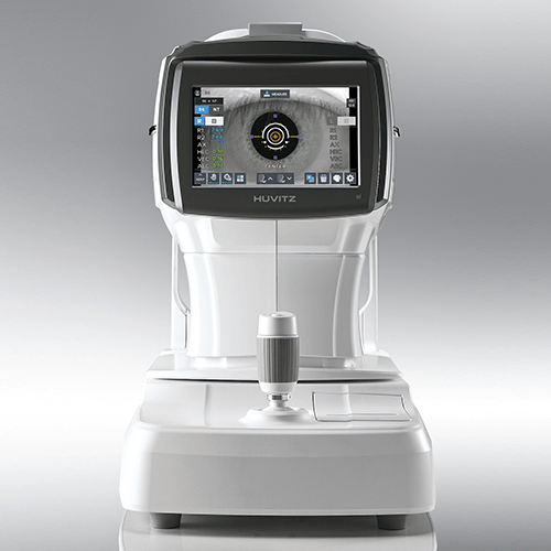 HTR-1A: A 4-in-1 system combining Auto Ref/Keratometer, Non-contact Tonometer, and Pachymeter for eye exams