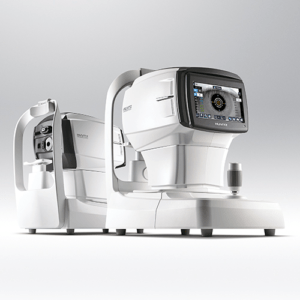 HTR-1A: A 4-in-1 system combining Auto Ref/Keratometer, Non-contact Tonometer, and Pachymeter for eye exams