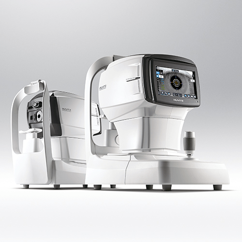 HTR-1A: A 4-in-1 system combining Auto Ref/Keratometer, Non-contact Tonometer, and Pachymeter for eye exams
