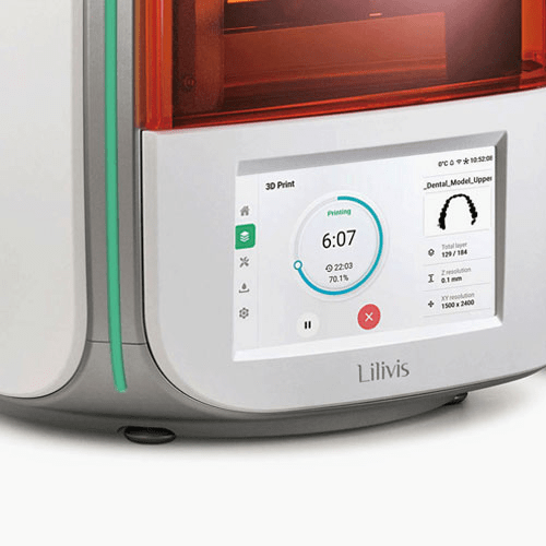 Display of Lilivis PRINT device