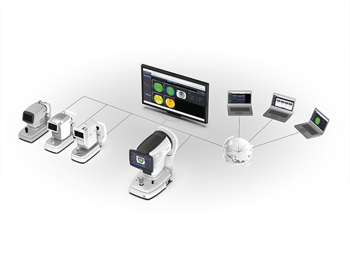 HBM-1 and other devices connected to the PC via network.