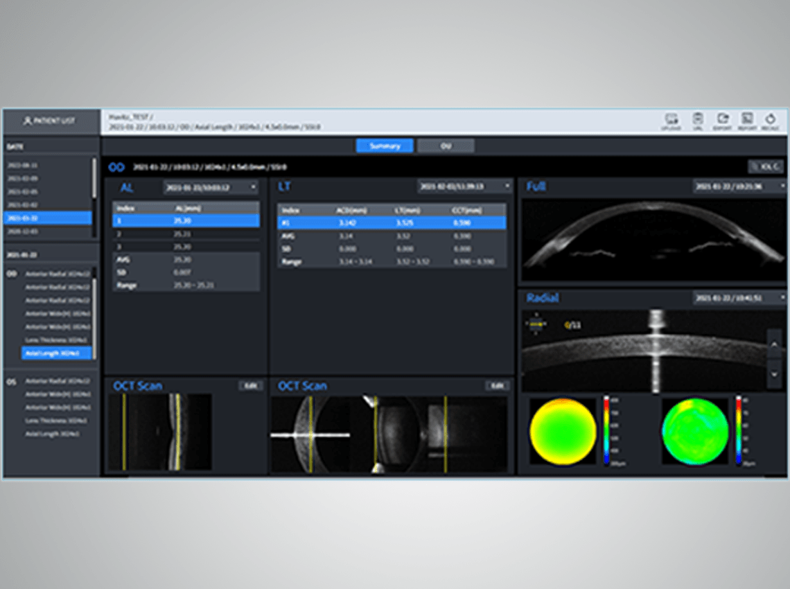 Image showing Biometry information
