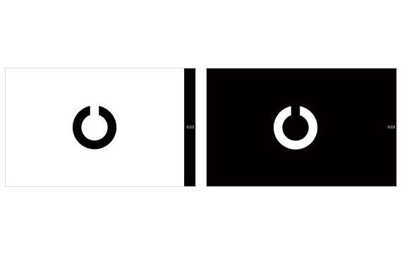 Black & White Reversed Chart