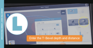Distance to the T-Bevel