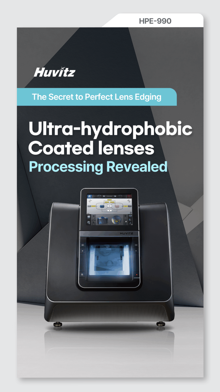 Ultra-hydrophobic coated lenses