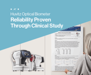 huvitz optical biometer, reliability proven through clinical study