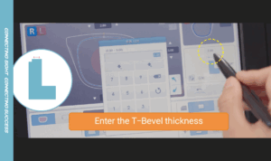 t-bevel thickness