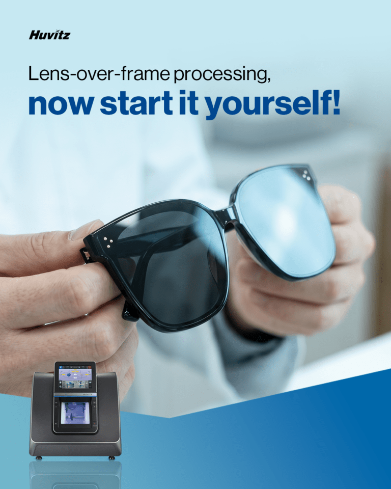 Experience lens-over-frame processing in-house with the HPE-990